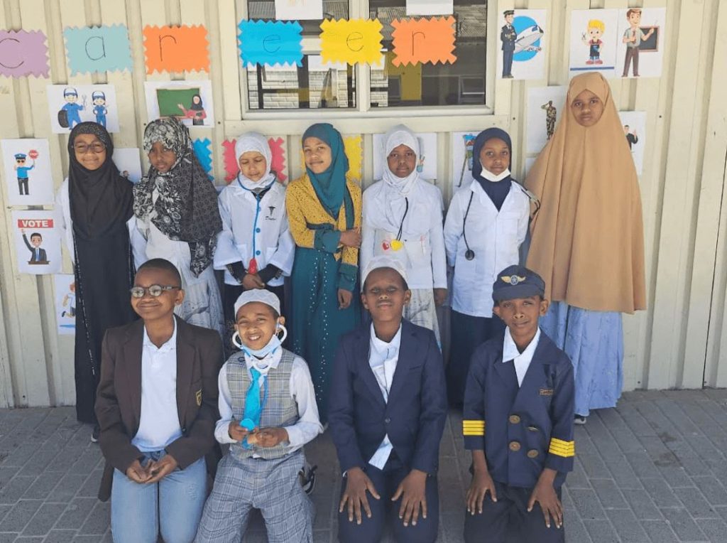 Learners at Bellville Islamic Primary