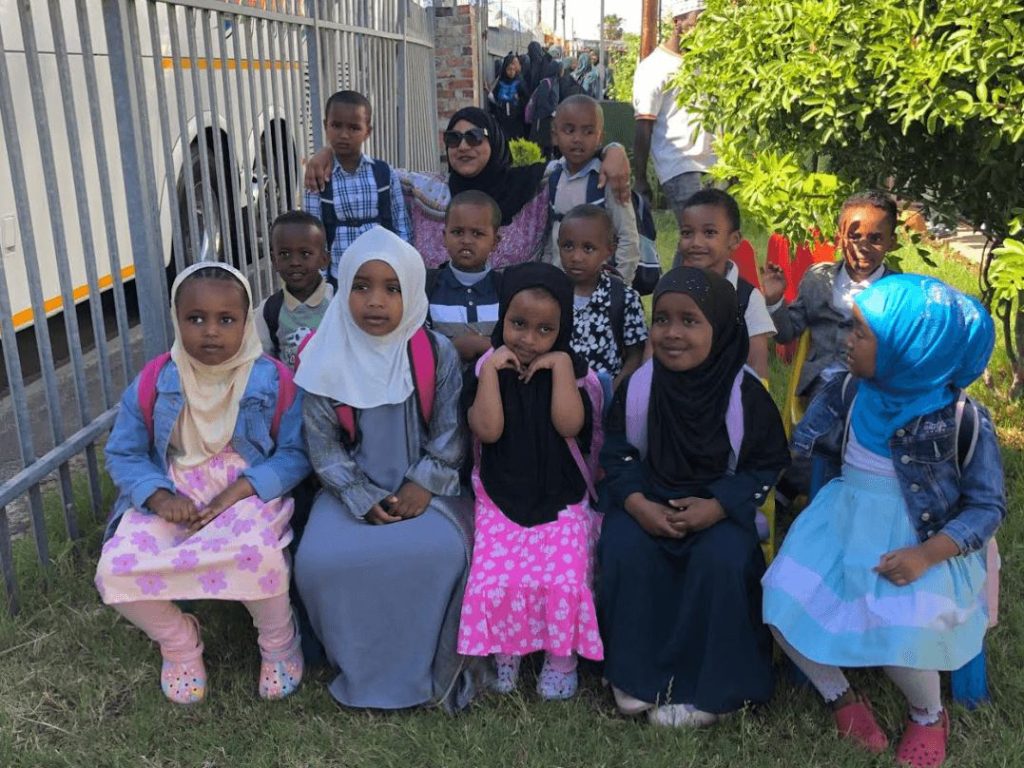 Learners in class at Bellville Islamic Primary